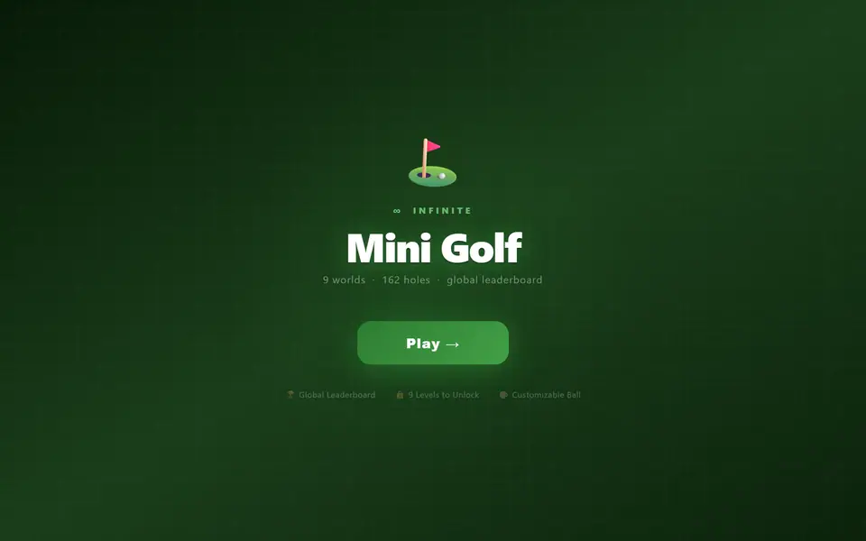 Infinite Mini Golf
